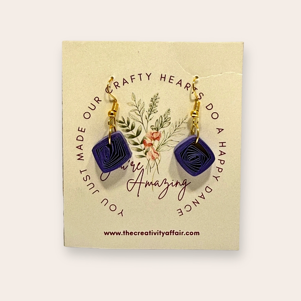 Quilling Earrings Small 12