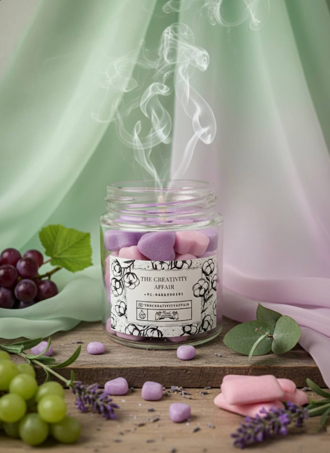 Golden Lid Jar Candles