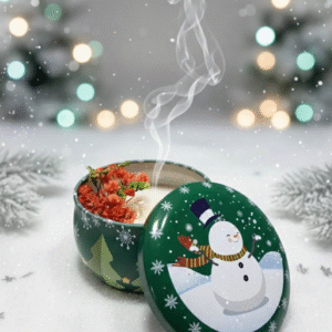 Big Christmas Tin Candles