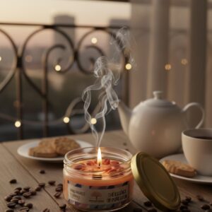 Golden Lid Coffee Candles