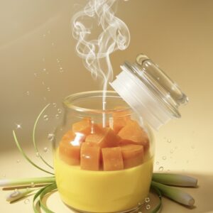 Orange Hearts in a Jar