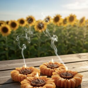 Sunflower Candles