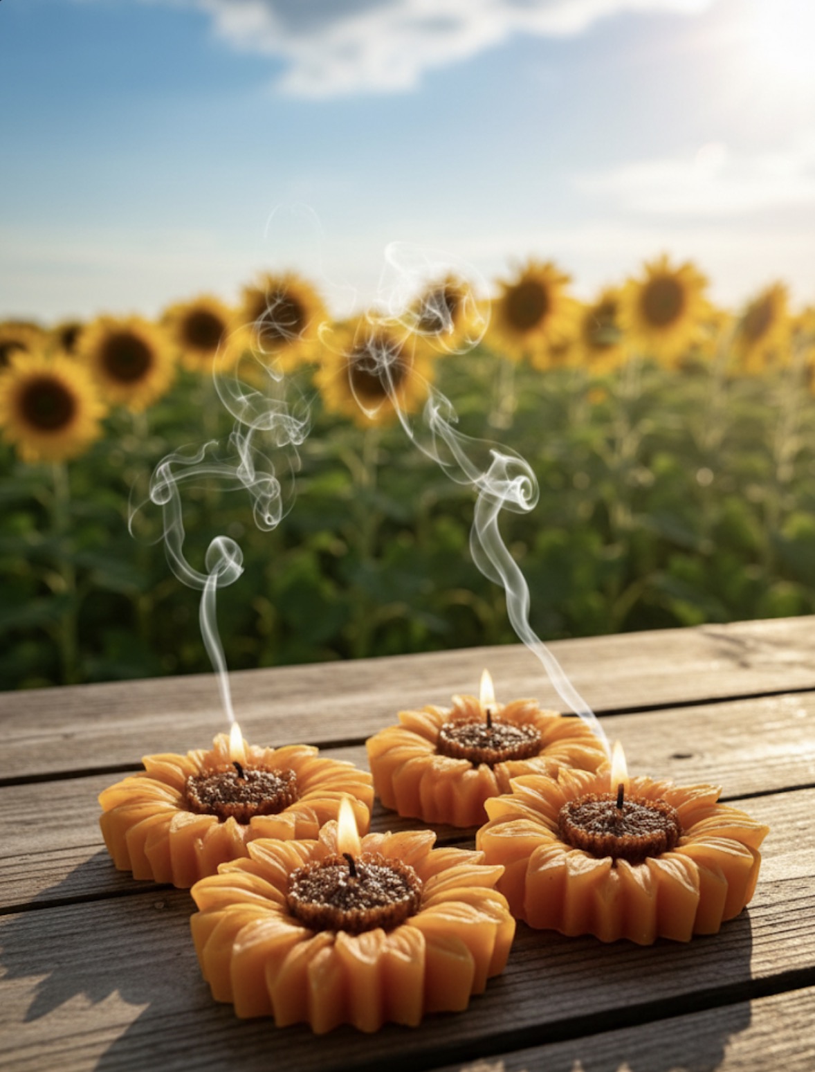 Sunflower Candles