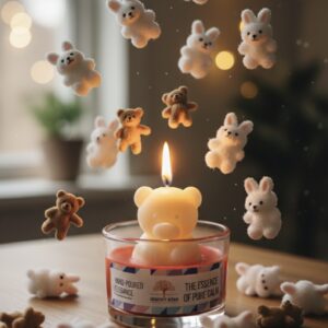 White Teddy in a Bowl