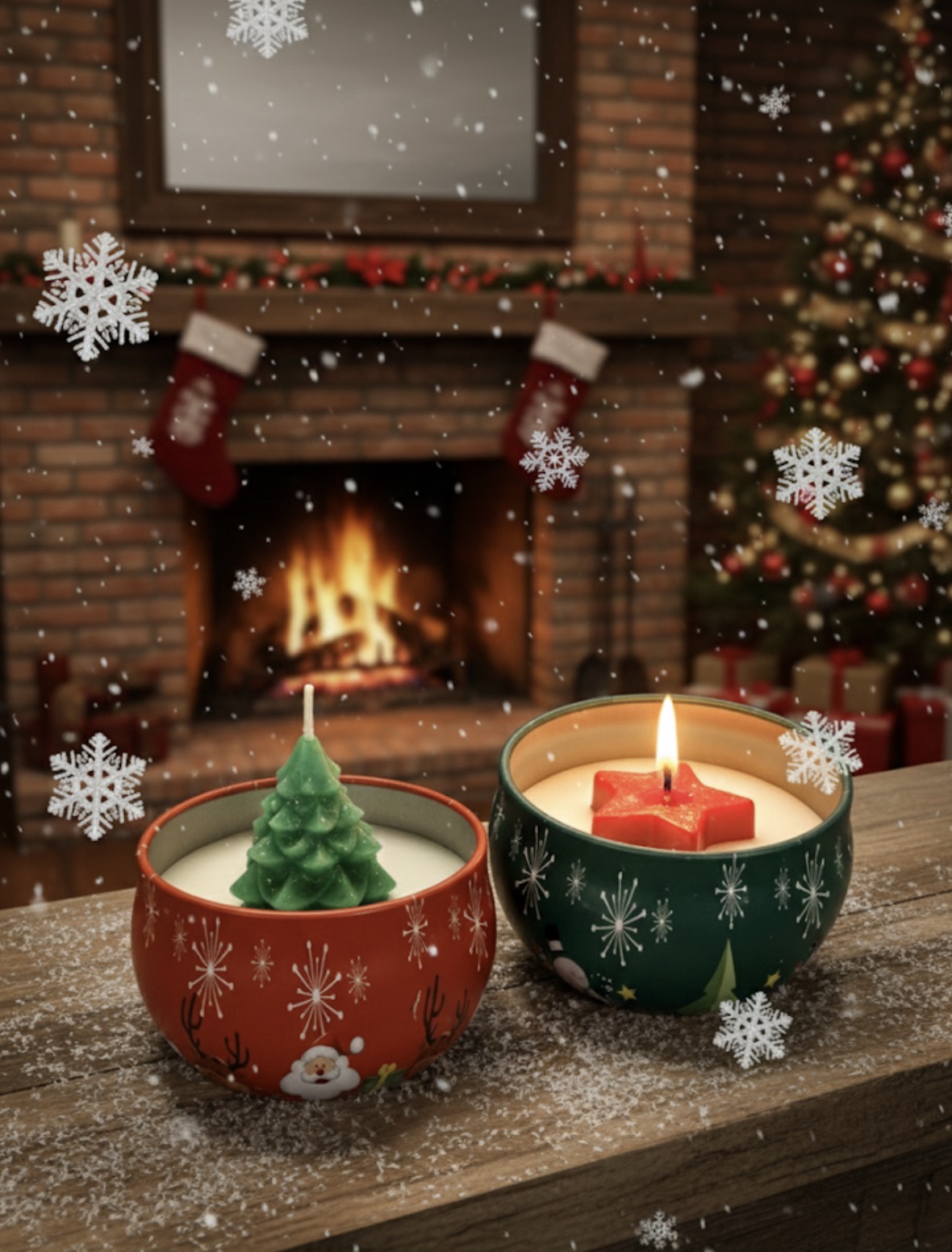 small Christmas Tins